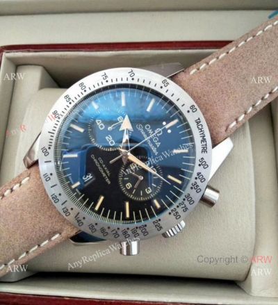 Low Price OMEGA Speedmaster Chronograph Watches SS Black Dial